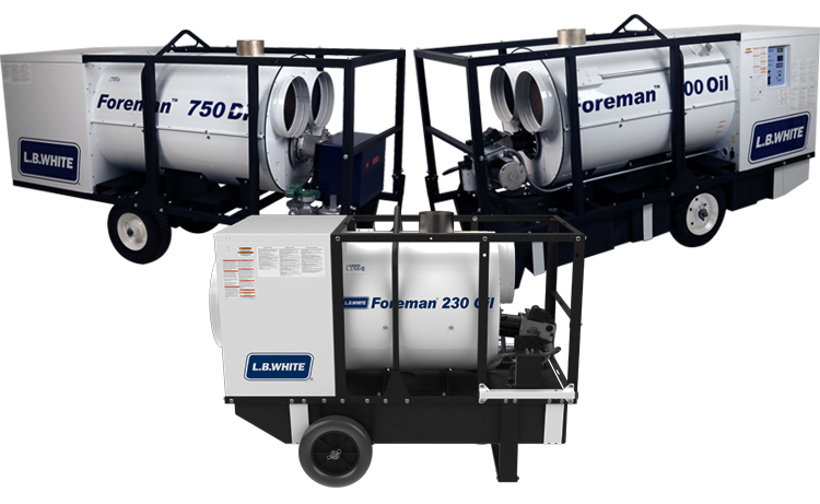 Commercial Grade L.B. White Foreman™ Portable Gas Heater for Event Tents
