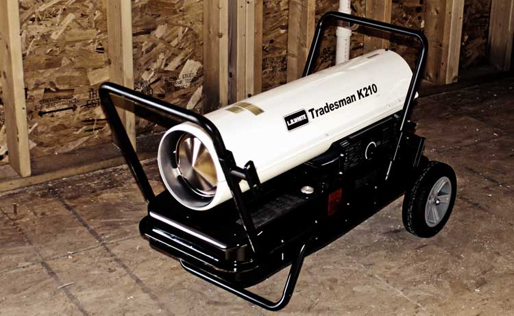 Tradesman Portable Kerosene Heaters for Construction L.B. White